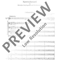 Kammerkonzert - Full Score
