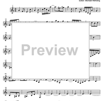 Three Part Sinfonia No.11 BWV 797 g minor - Bass Clarinet