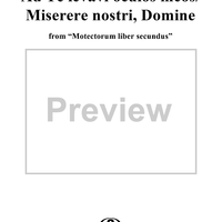 Ad Te levavi oculos meos / Miserere nostri, Domine; from "Motectorum liber secundus" (Venice, 1581)