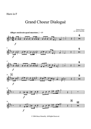 Grand Choeur Dialogué - Horn in F