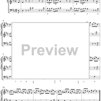 Trio Sonata in D Major  - Op. 4, No. 4 - Score