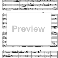 Fugue from Motet  1 - Score