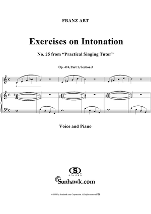 Practical Singing Tutor - Part 1, Section 3: No. 25