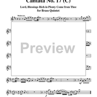 Cantata No. 17 - Trumpet 1