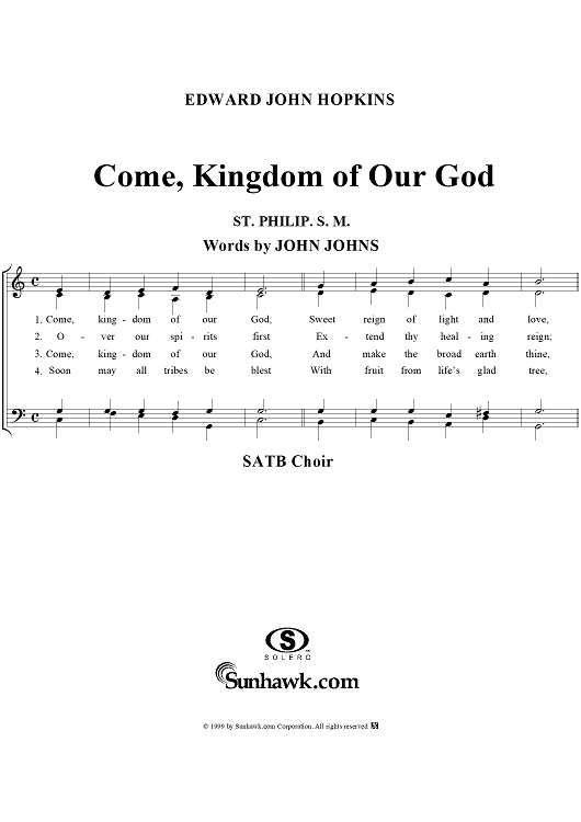 Come, Kingdom of Our God