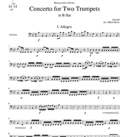 Concerto for Two Trumpets in Bb - Cello/Bass