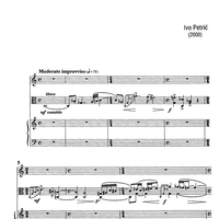 Trio lirico - Score