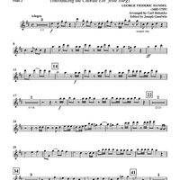 Hallelujah - from "Messiah", HWV 56 (introducing the Chorale "Ein' feste Burg") - Flute 2