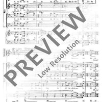 Australian Up-Country Song - Choral Score