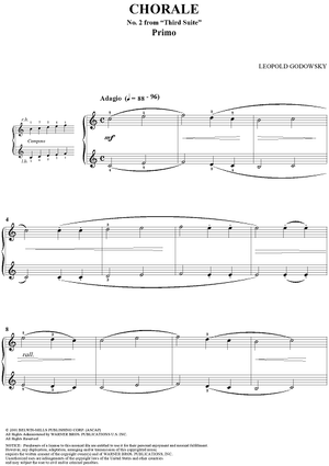 Third Suite, No. 2: Chorale