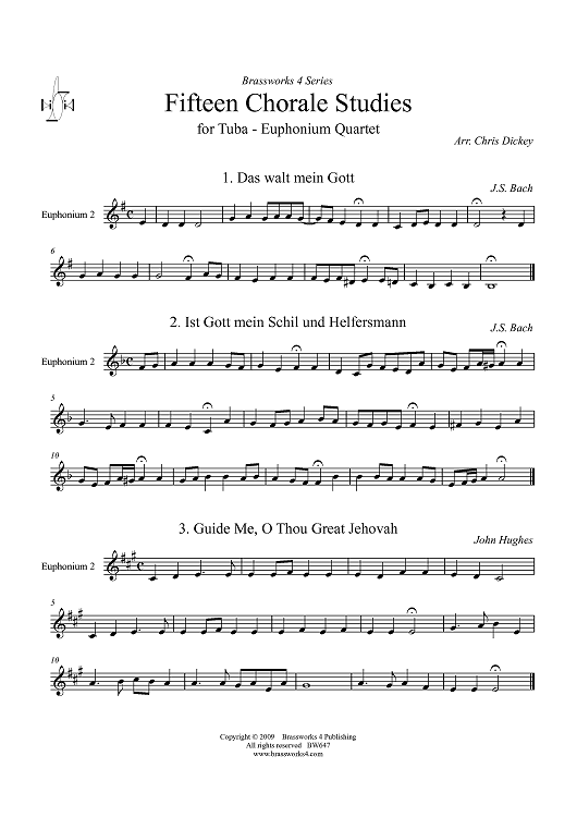 Fifteen Chorale Studies - Euphonium 2 TC