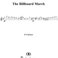 The Billboard March - E-flat Clarinet