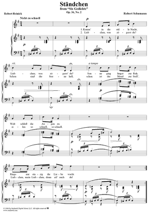 Ständchen, Op. 36, No. 2