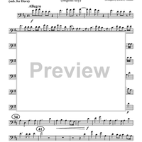 Hallelujah Chorus - Horn in F (plus optional part for Trombone)