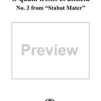 Stabat Mater, No. 3: O quam tristis et afflicta