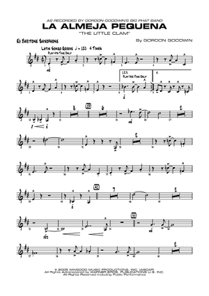 La Almeja Pequena ("The Little Clam") - E-flat Baritone Saxophone