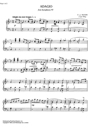 Adagio from Symphony No.97