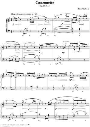Canzonette, Op. 19, No. 3