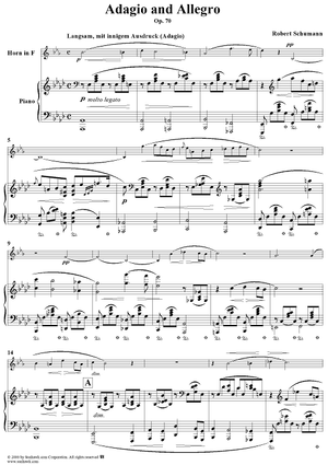 Adagio and Allegro - Piano Score