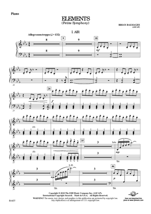 Elements (Petite Symphony) - Piano