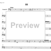 4 Preludes for Brass and Timpani - Trombone 2
