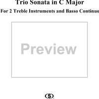 Trio Sonata in C Major - Piano Score