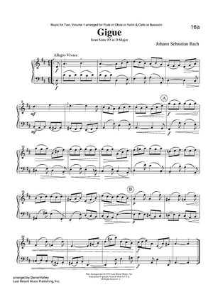 Gigue - from Suite #3 in D Major