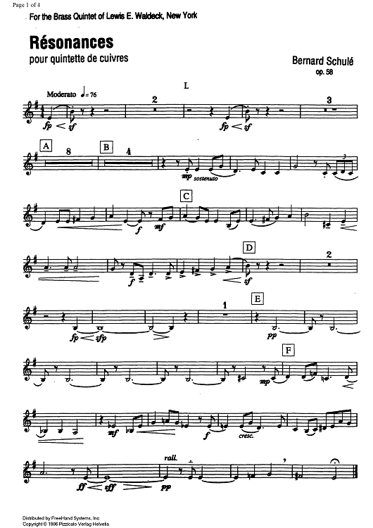 Résonances Op.58 - Trumpet in C 2