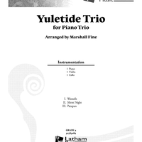 Yuletide Trio for Piano Trio - Piano/Score