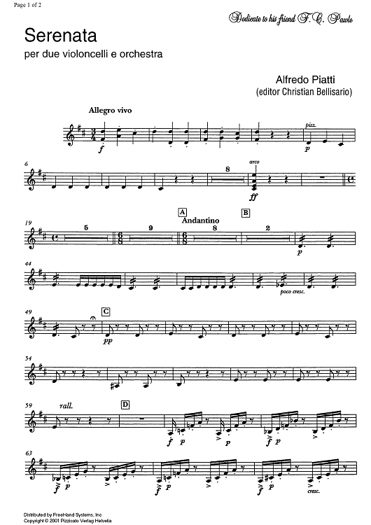Serenata - Violin 2