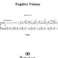 Fugitive Visions, op. 22, no. 12  (Assai moderato)