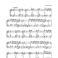 Concerto No.2 (2nd Movement: Larghetto) from 'L'Estro Armonico' Op.3
