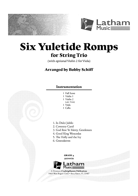 Six Yuletide Romps - Score