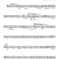 Oh Bury Me Not On The Lone Prairie - Bass Trombone 1