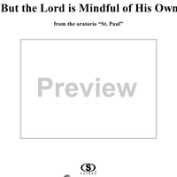 But the Lord is Mindful of His Own - From "St. Paul"