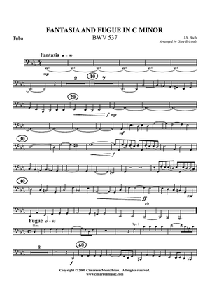 Fantasia and Fugue in C Minor, BWV 537 - Tuba