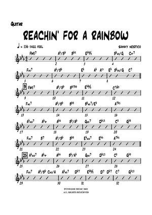 Reachin' For a Rainbow - Guitar