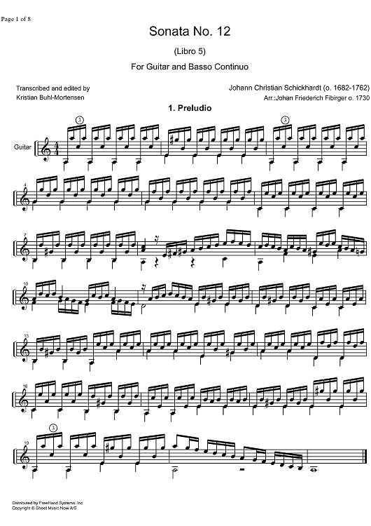 Sonata No.12 Libro  5
