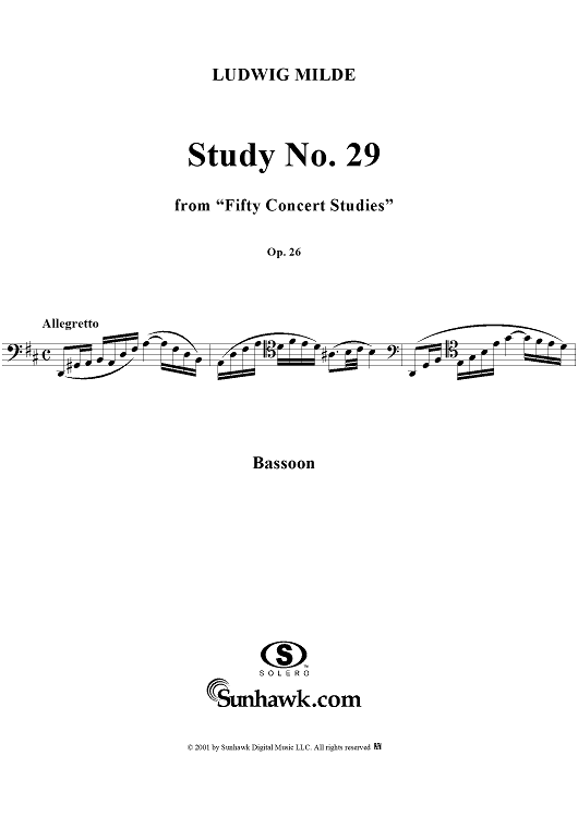 Concert Study No. 29