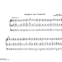 Springtanz from Terpsichore