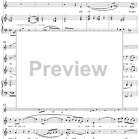 "Domine Deus", Duet from Mass in G Major, BWV236 - Piano Score