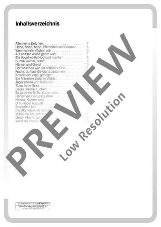 Kinderlieder" Sheet Music for Electric Organ Sheet Music Now