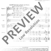 Lieder nach alten Texten - Choral Score
