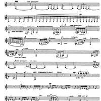 Dissolvenze incrociate - B-flat Bass Clarinet 2