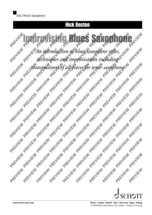Improvising Blues Saxophone