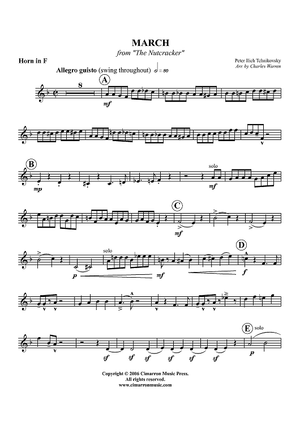 Suite from ''The Nutcracker''. Marche - Horn in F