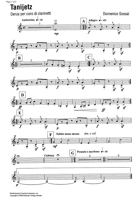 Tanijetz - Contrabass Clarinet