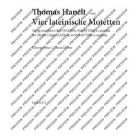 Four Latin motets - Choral Score