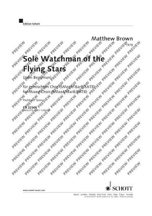 Sole Watchman of the Flying Stars - Choral Score
