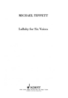 Lullaby for Six Voices - Choral Score